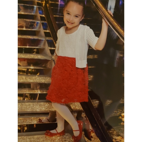 CHILDREN'S PLACE FLORAL SKIRT DRESS SIZE 4T - Picture 8 of 8